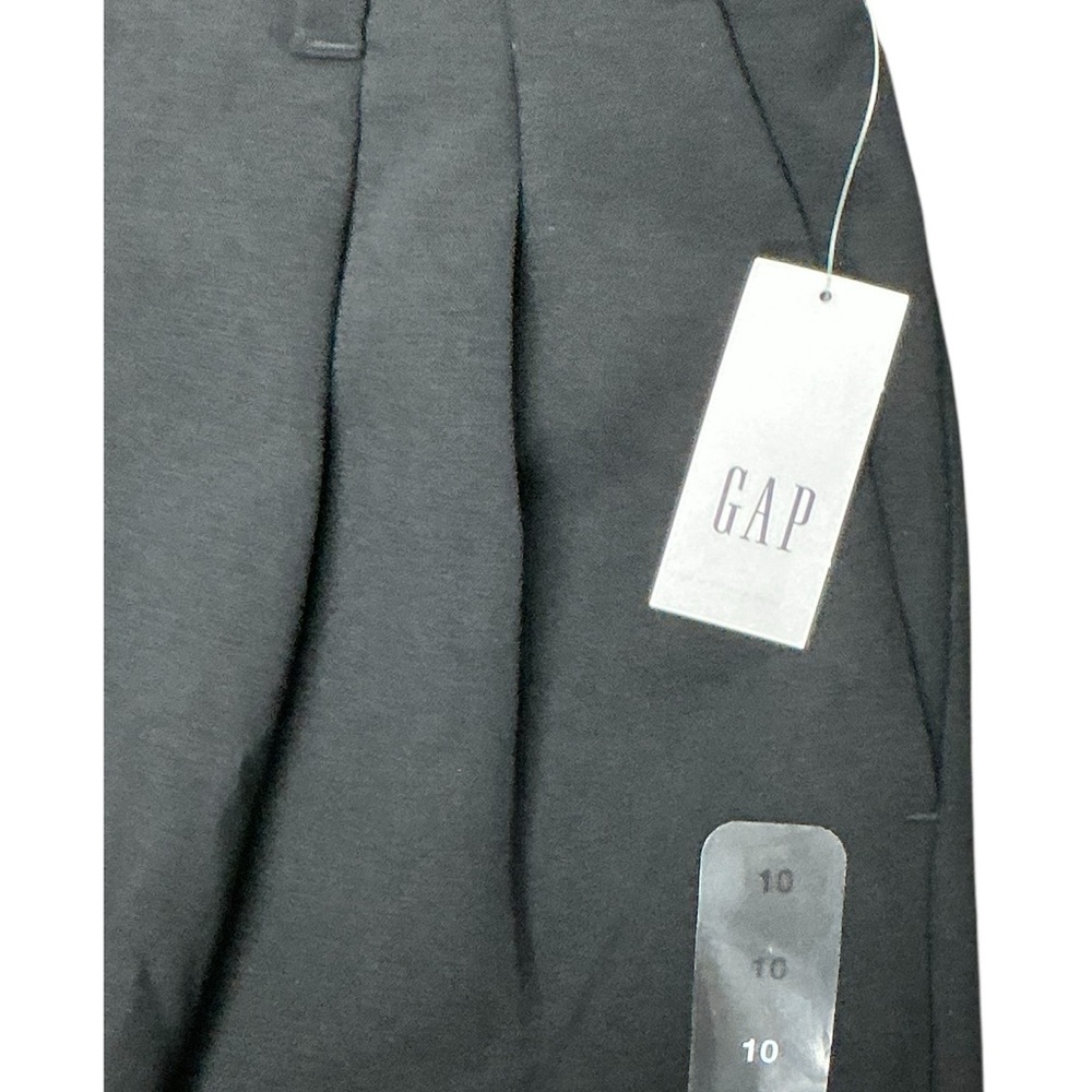 GAP - NWT - Black Wide-Leg High-Rise Easy Trousers - Picture 4 of 9